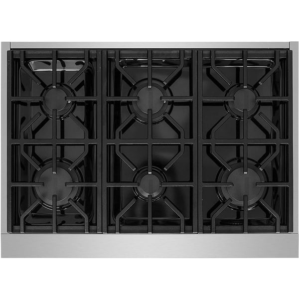 36" Stainless Steel Natural Gas Cooktop & Under Hood Bundle